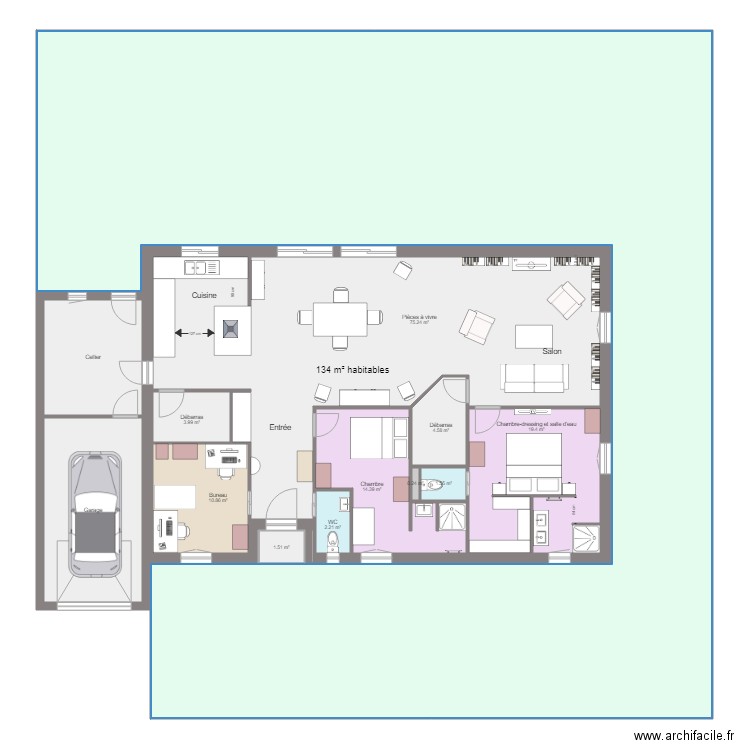 Maison 10 v6. Plan de 0 pièce et 0 m2