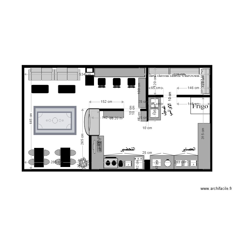 hatim alya39oubi. Plan de 0 pièce et 0 m2