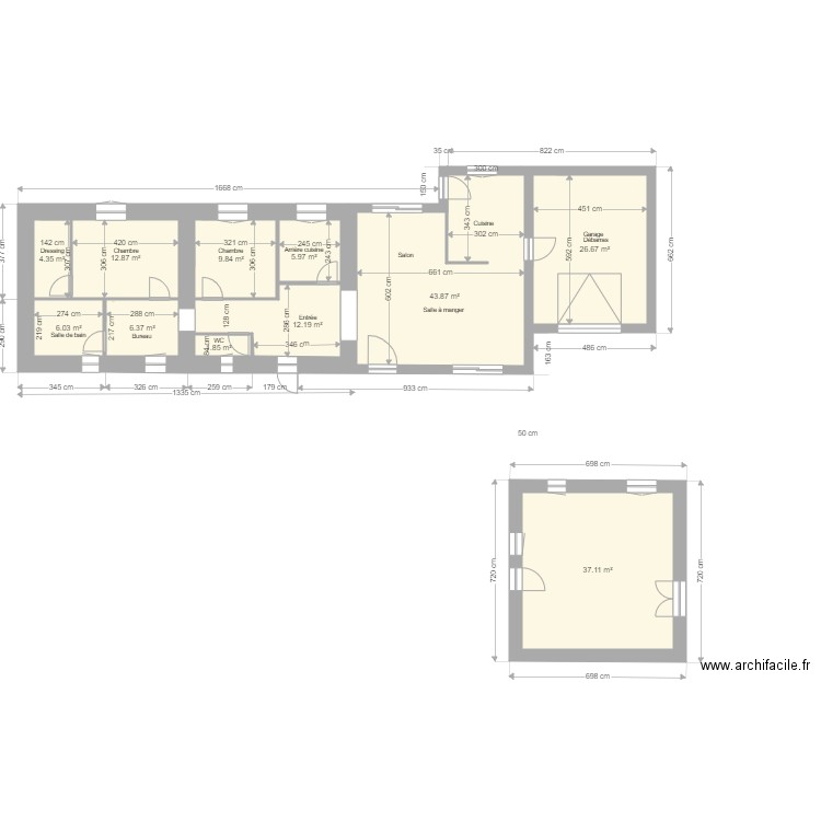 Vergne 9 avec garage avec côte. Plan de 0 pièce et 0 m2