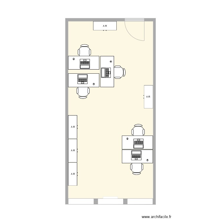 0E 01 09 10 12 d. Plan de 1 pièce et 39 m2