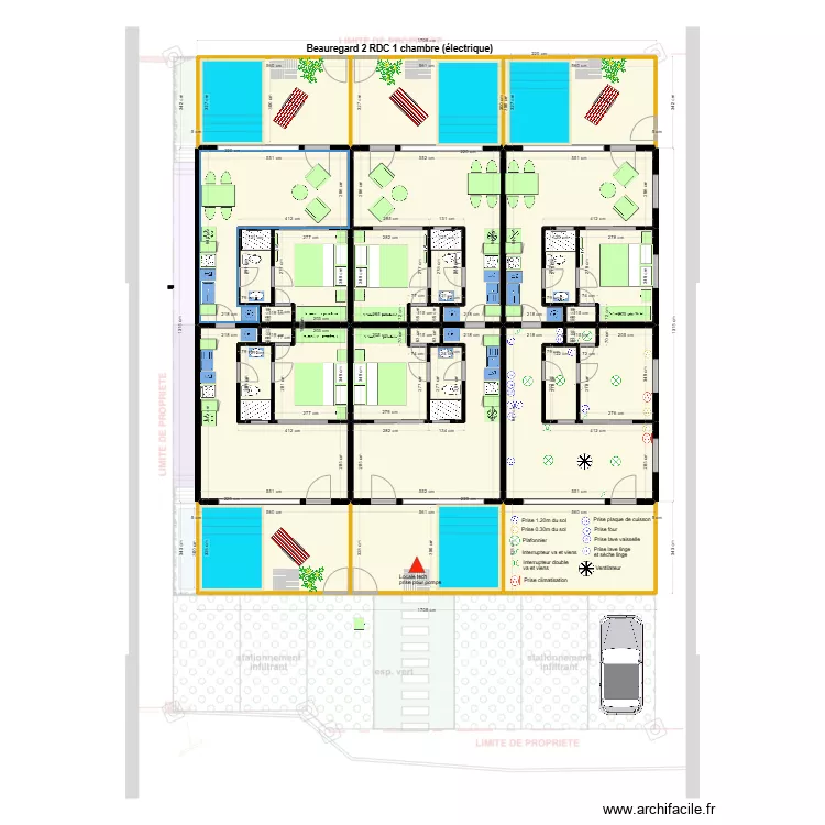 Beauregard Marc. Plan de Beauregard Marc. Plan de