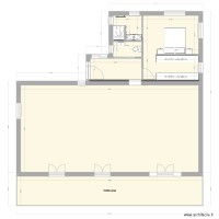 Agrandissement  - Version 40m² - avec mur intérieur - V3