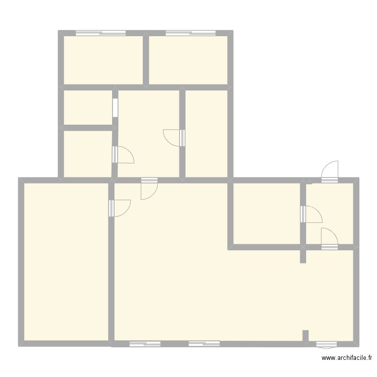 DICHARRY b. Plan de 10 pièces et 162 m2