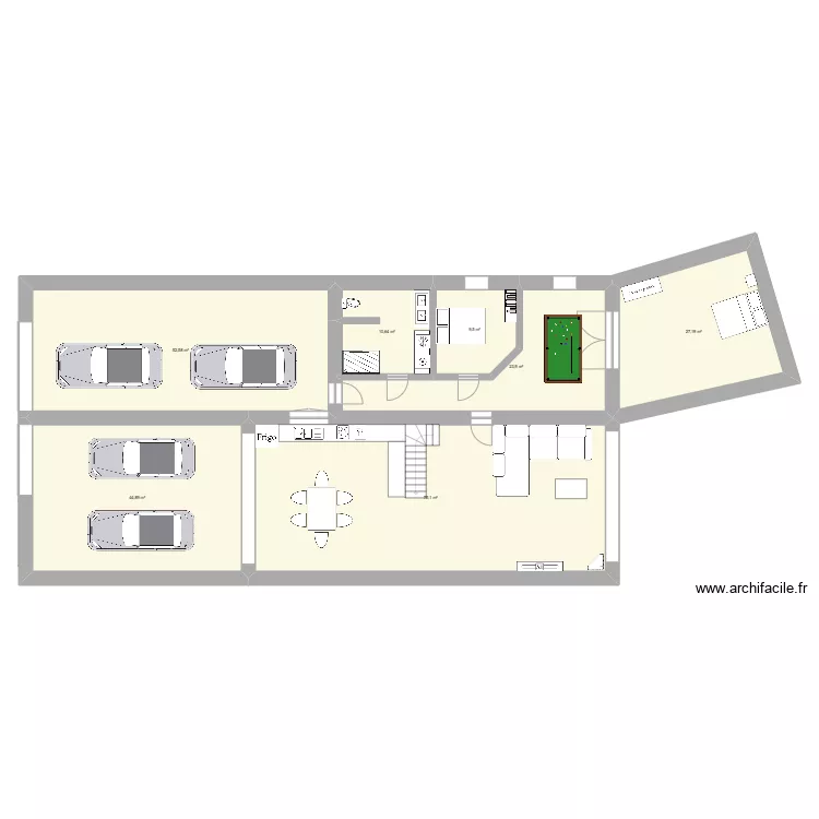 Projet Ferme. Plan de 