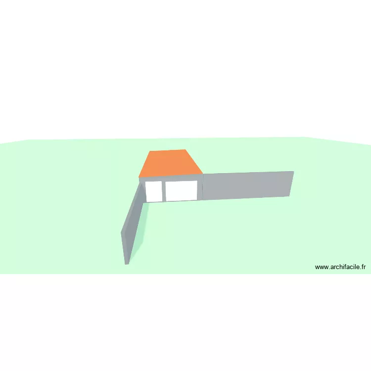 Garage 14/04 pente Fabienne. Plan de 2  et 77 m²