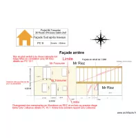 PC 9  Fa&ccedil;ade Sud apr&egrave;s travaux avec d&eacute;tails Florian
