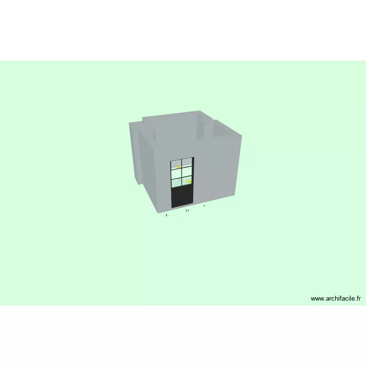 CABINET 3. Plan de 1 et 7 m² CABINET 3. Plan de 1 et 7 m²