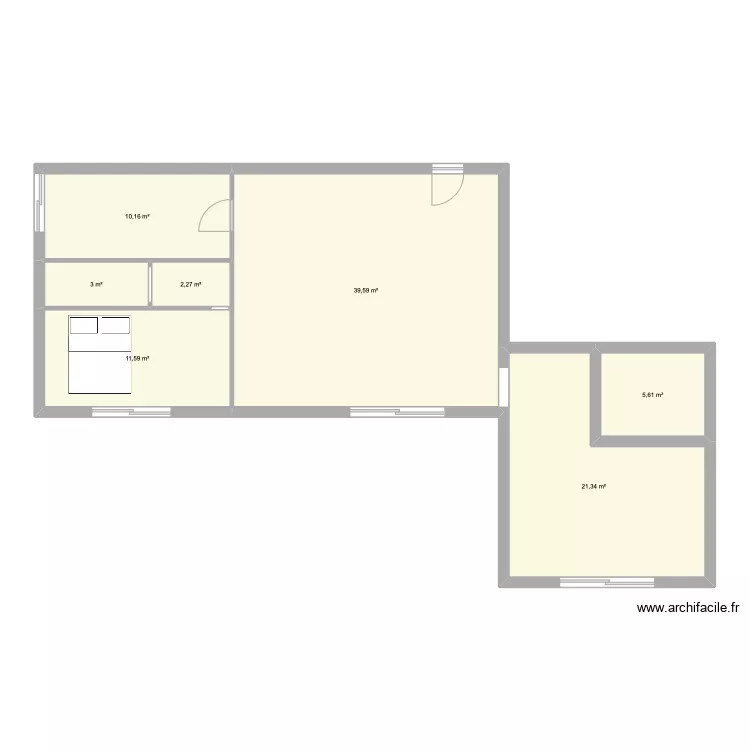 MAISON BIS. Plan de 