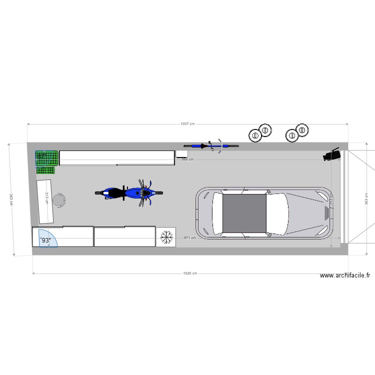 PLANS  NOUVEL ANGLE : BMWX1. Plan de 1 pièce et 31 m2