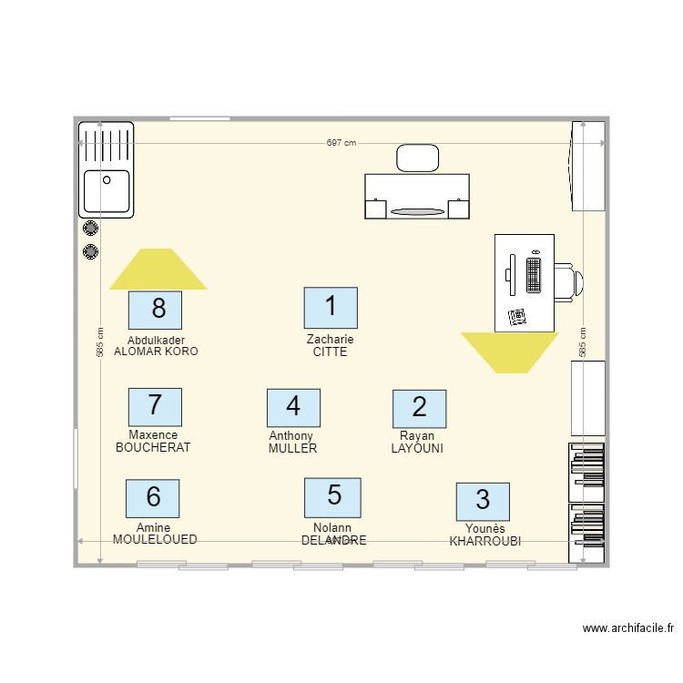 VIDOC  aménagement global SEGPA 1 . Plan de 0 pièce et 0 m2