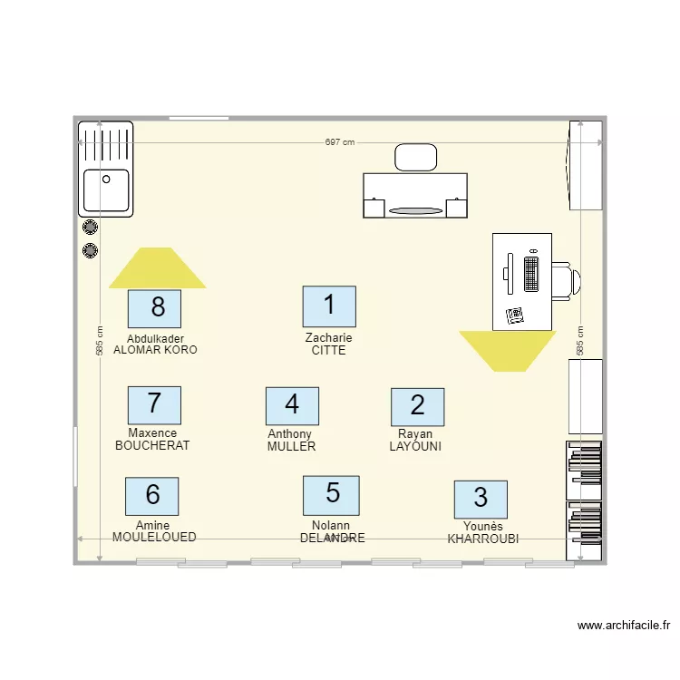 VIDOC  am&eacute;nagement global SEGPA 1 . Plan de 