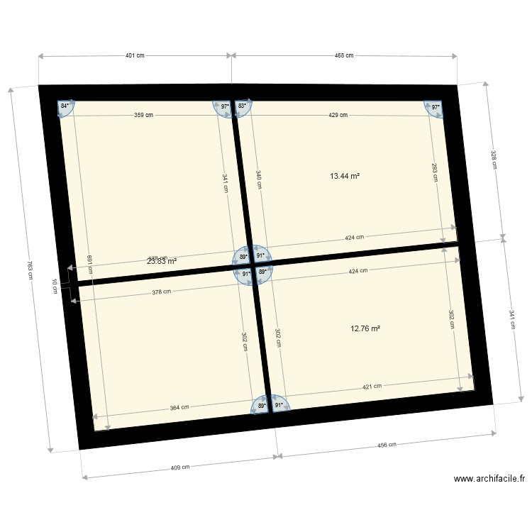 RDC FIX. Plan de 0 pièce et 0 m2