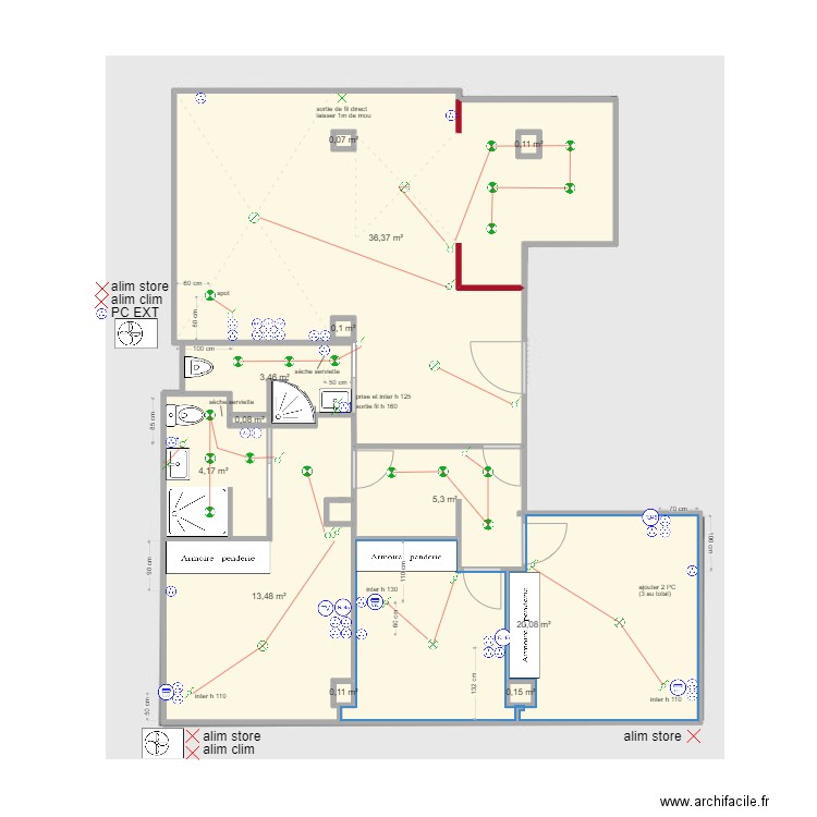 OUDONE ELEC. Plan de 0 pièce et 0 m2