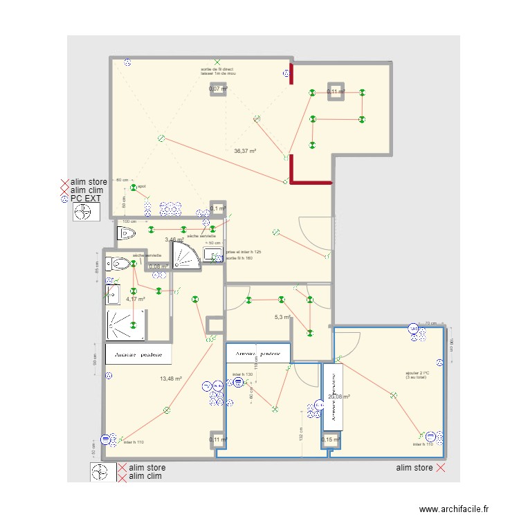 OUDONE ELEC. Plan de 0 pièce et 0 m2