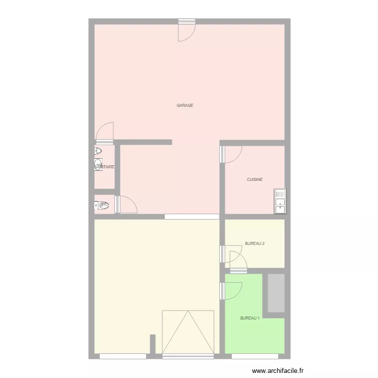 lebreton garage. Plan de 