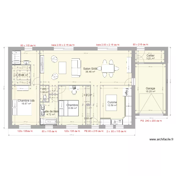  MOUGET & MENNECART. Plan de 