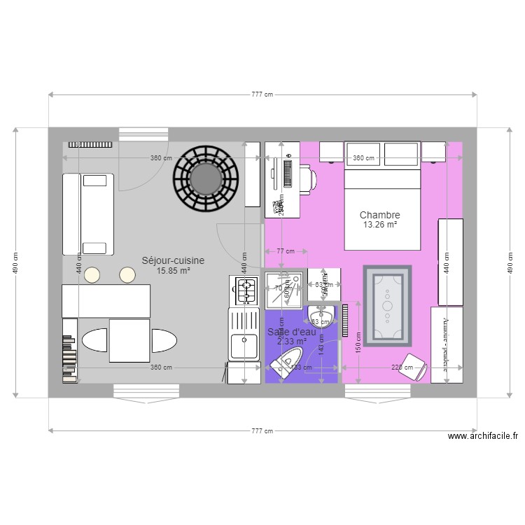 Appart15032020V2. Plan de 0 pièce et 0 m2