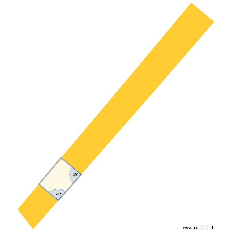 parcelleThomery. Plan de 1 pièce et 113 m2