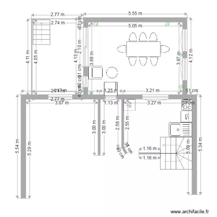 extension maison rdc v2. Plan de extension maison rdc v2. Plan de