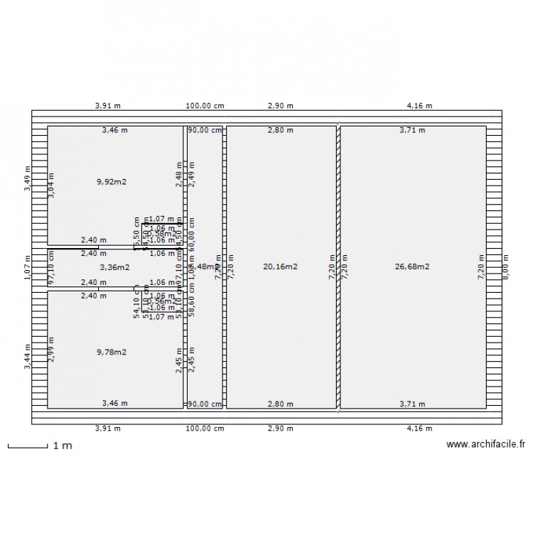 loft 1 etage projet. Plan de 0 pièce et 0 m2