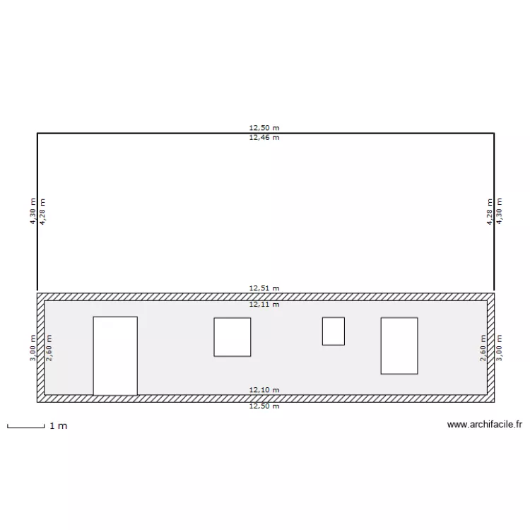 FACADE ARRIERE. Plan de FACADE ARRIERE. Plan de