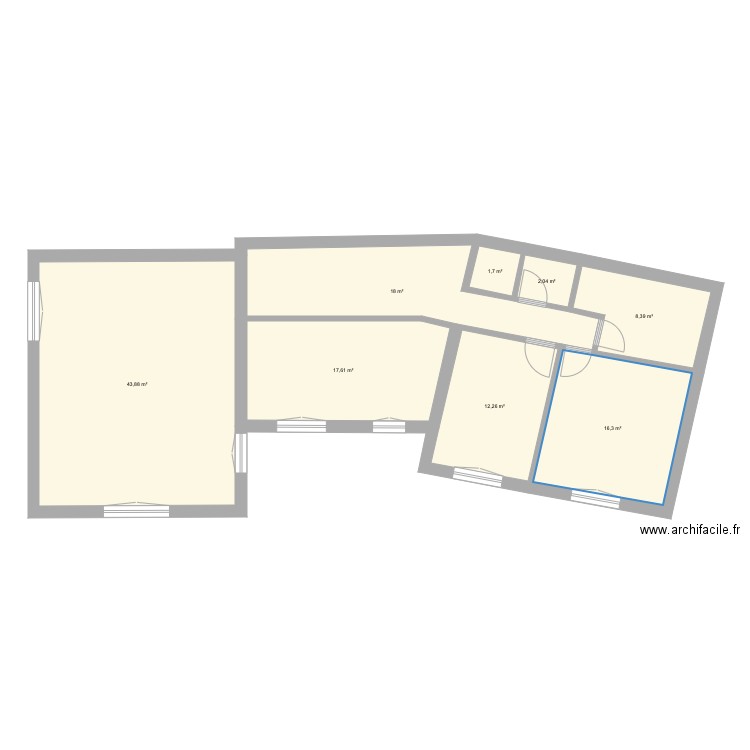 RDC CASTELLAR . Plan de 0 pièce et 0 m2