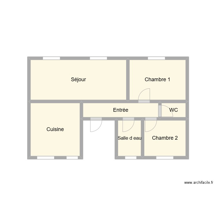 2508 SCI MAMBO R+1. Plan de 7 pièces et 15 m2