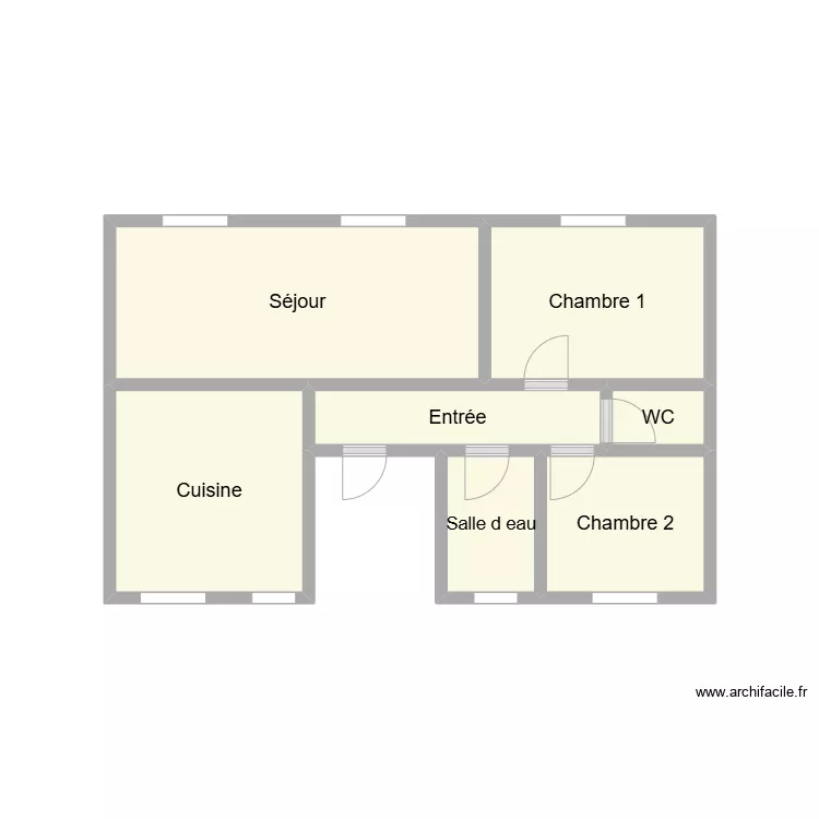 2508 SCI MAMBO R+1. Plan de 