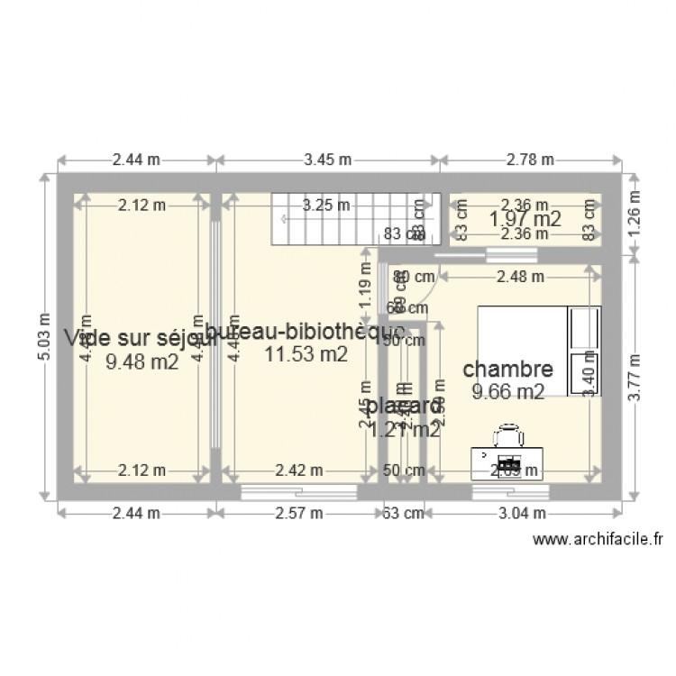 2éme niveau cheverny. Plan de 0 pièce et 0 m2