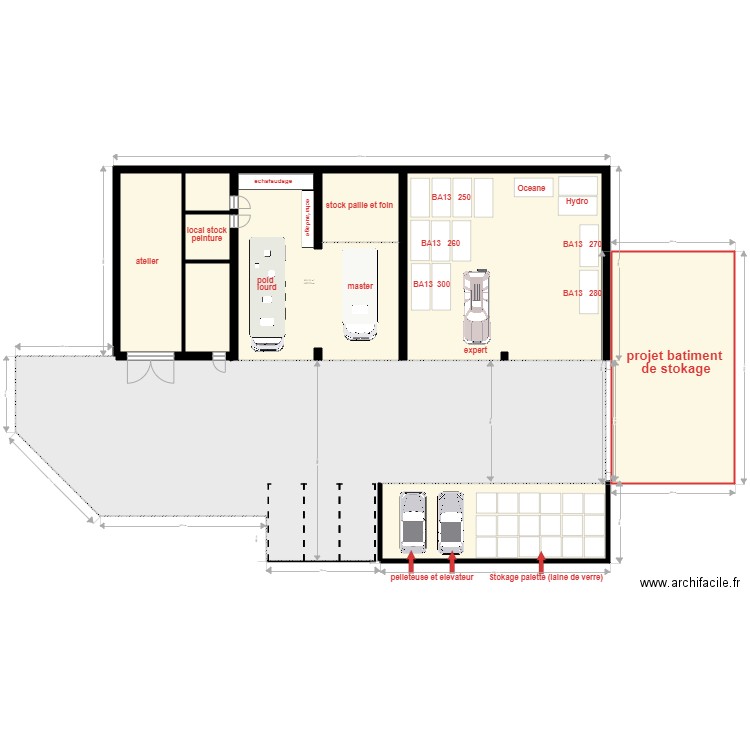 plan Depot . Plan de 10 pièces et 898 m2