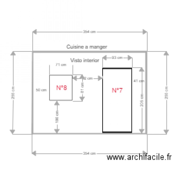 Cuisine 2 maçon. Plan de 0 pièce et 0 m2