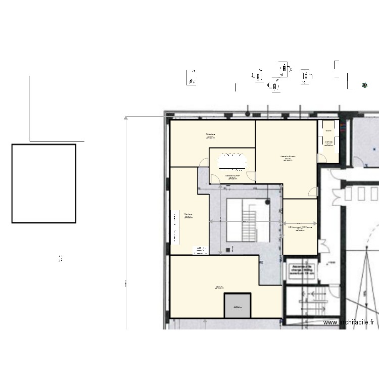 maulini etage 4 v4. Plan de 0 pièce et 0 m2