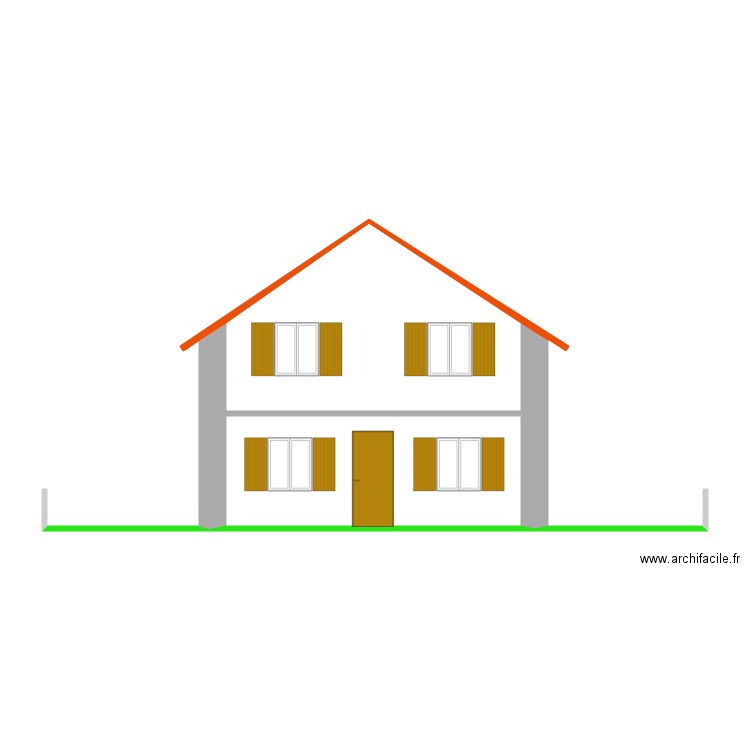 FRANCK PLAN DE COUPEFACADE SUD. Plan de 0 pièce et 0 m2