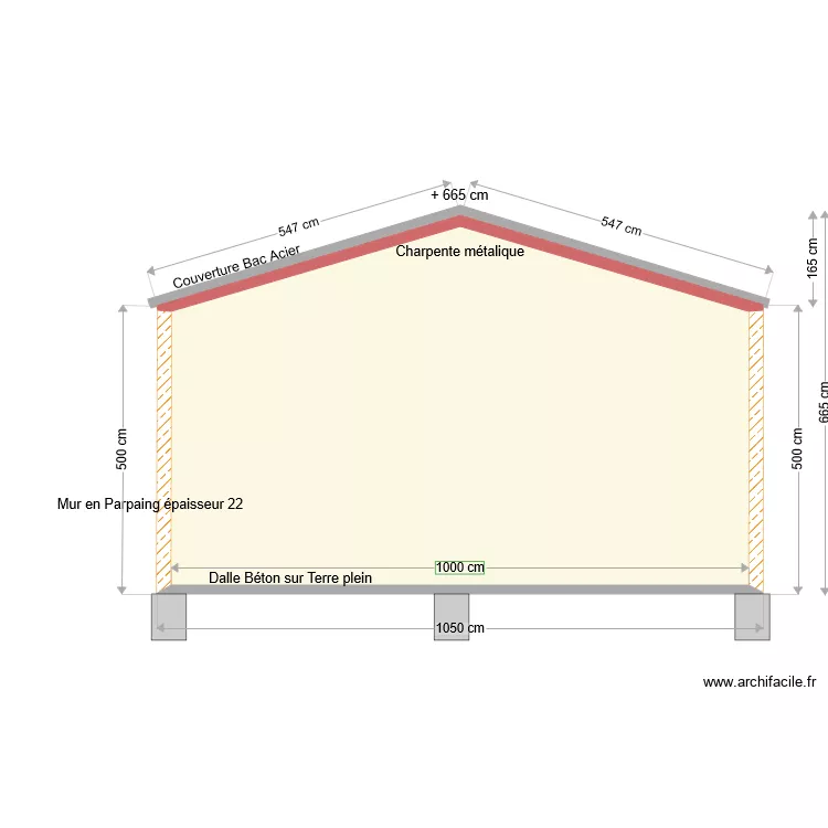 Garage Plan Coupe. Plan de 