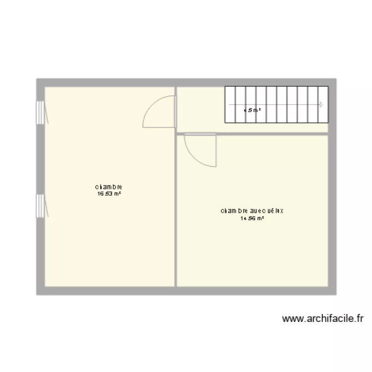 plan combles prieto. Plan de 