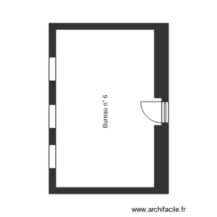 bureau 6. Plan de 