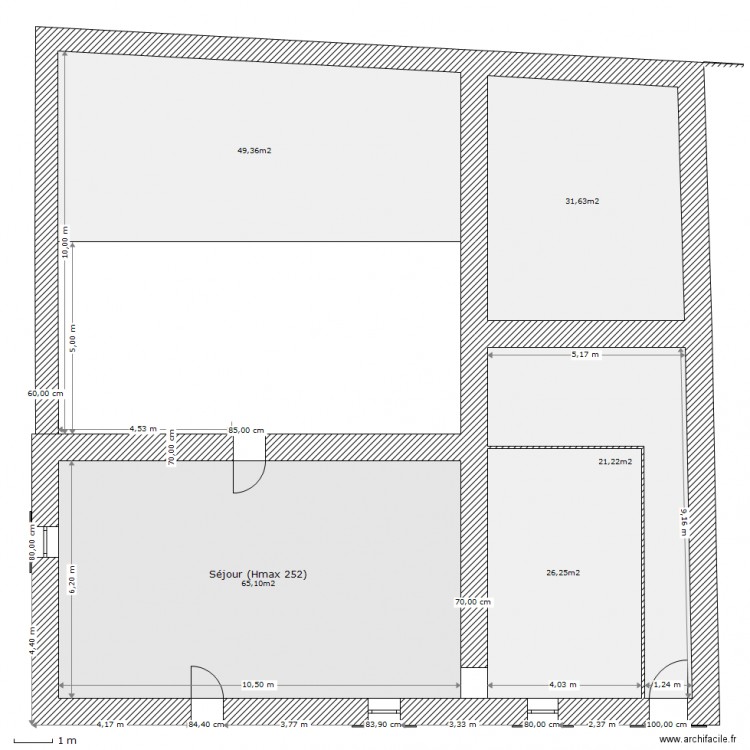 maison bas cot int. Plan de 0 pièce et 0 m2