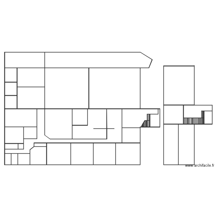 v25864  Rez de Chaussee et 1er. Plan de 0 pièce et 0 m2