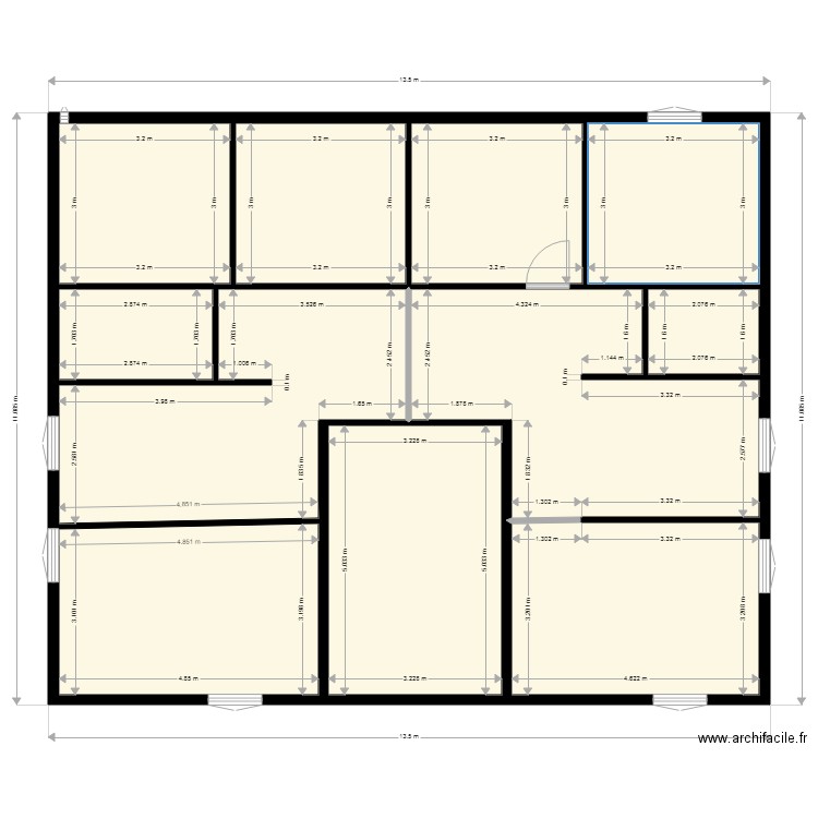 changement 2. Plan de 0 pièce et 0 m2