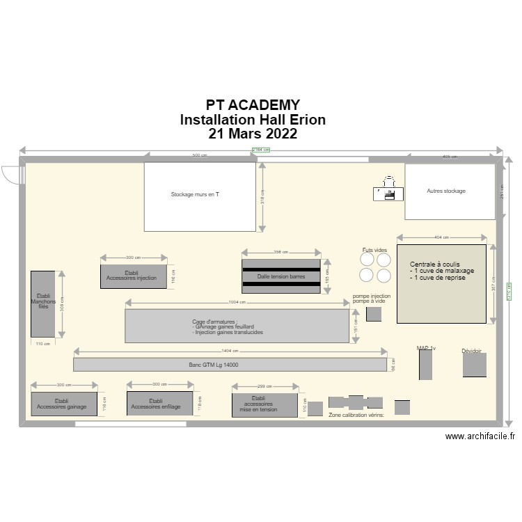 PT academy  La fiole 2022. Plan de 0 pièce et 0 m2