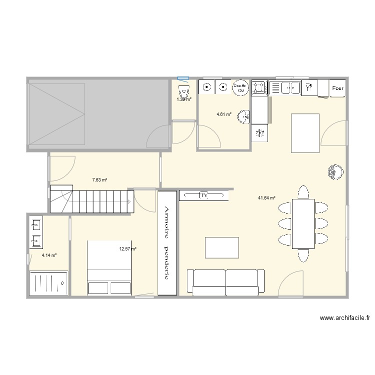 MODELE ECO V1 RDC. Plan de 0 pièce et 0 m2