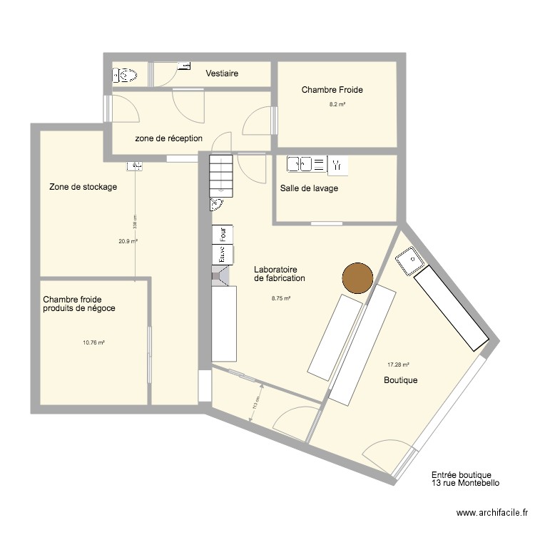 Laiterie Agrément 5. Plan de 0 pièce et 0 m2