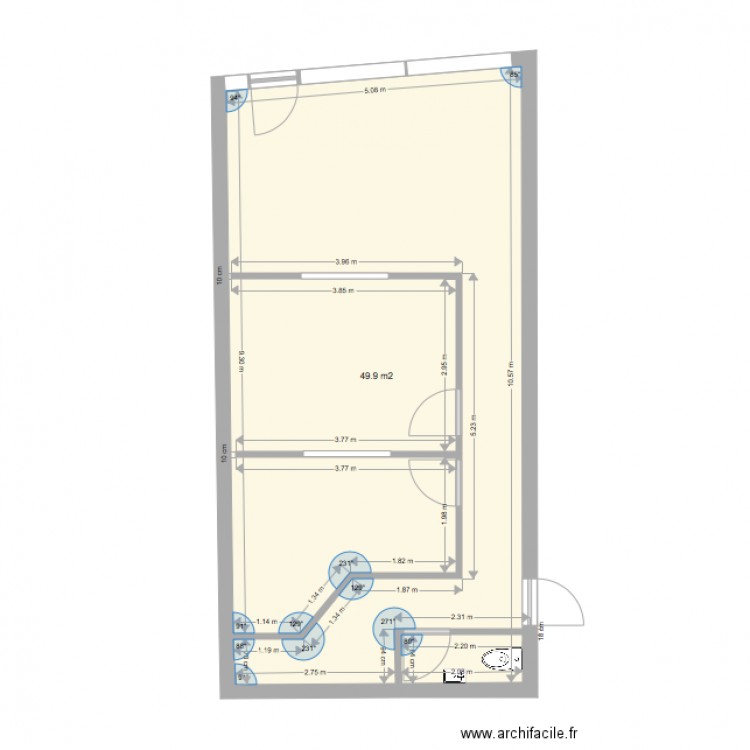 PETIIT. Plan de 0 pièce et 0 m2