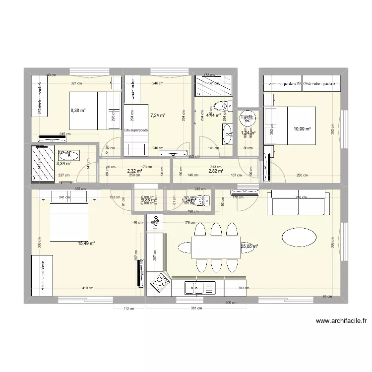 5 Voile 1 version B1.112a. Plan de 