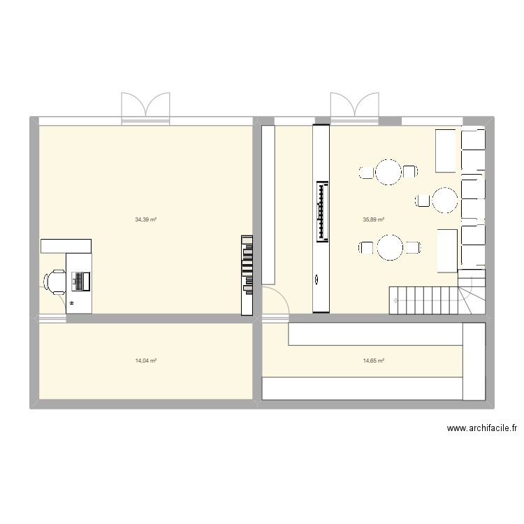 entre. Plan de 0 pièce et 0 m2