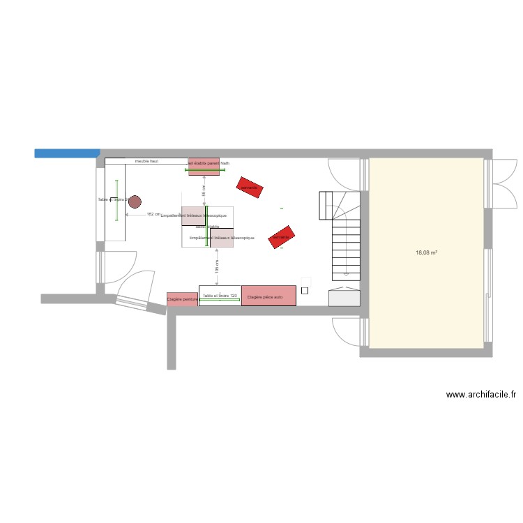 Aménagement Atelier. Plan de 0 pièce et 0 m2