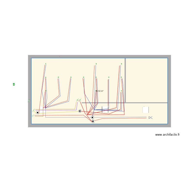 Electriite Maison. Plan de 0 pièce et 0 m2