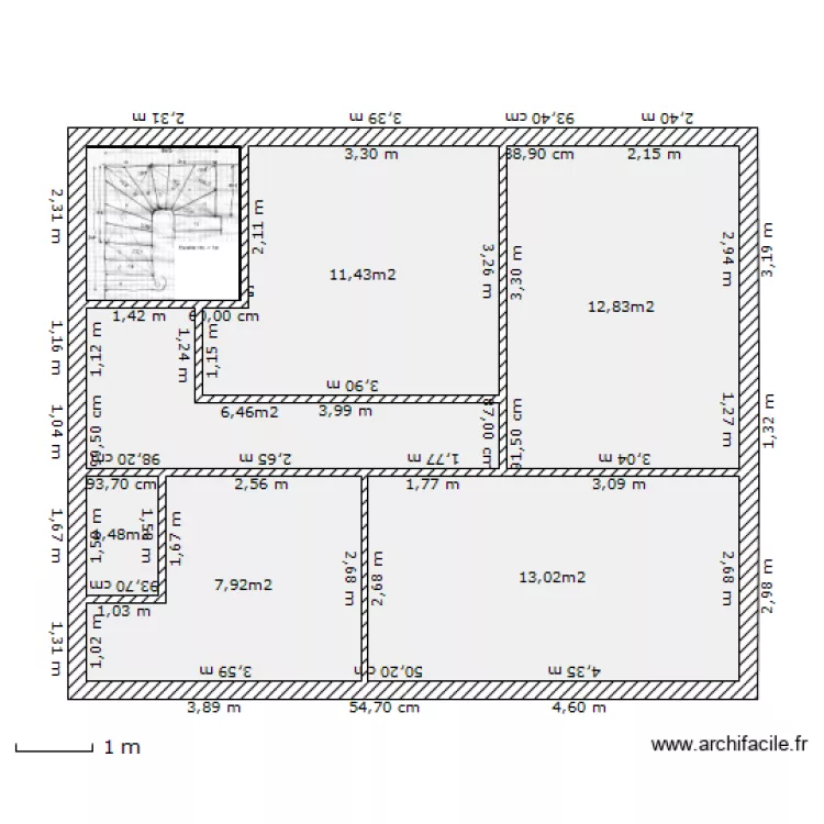 Etage-2. Plan de 