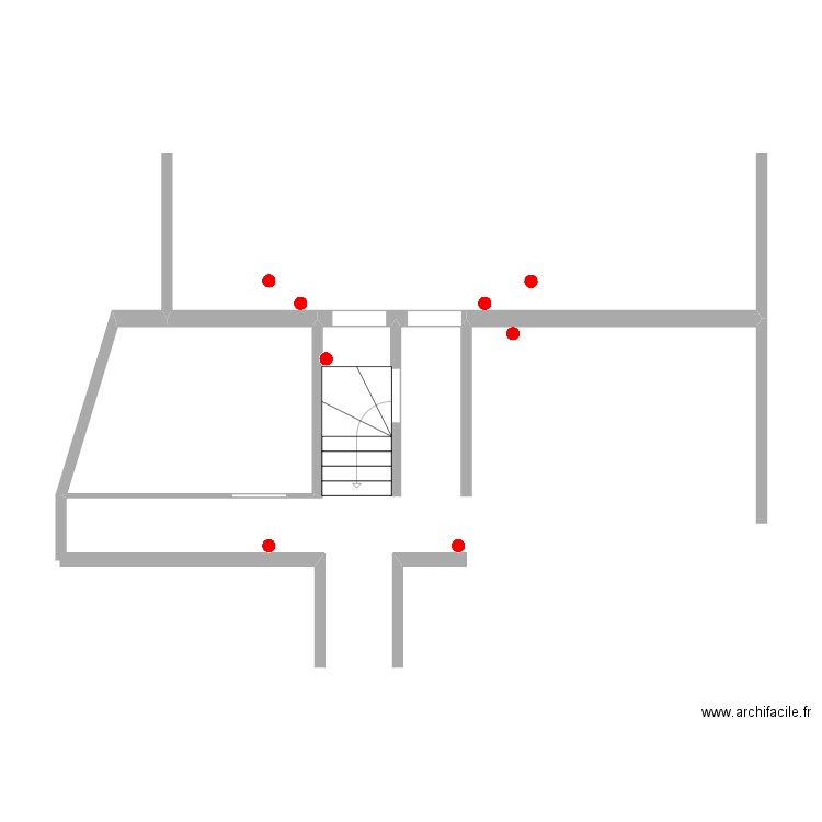 31 republique. Plan de 1 pièce et 10 m2