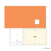 Facade SUD EST GARAGE TOIT